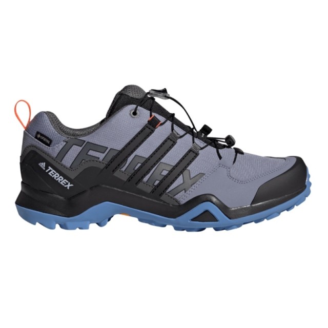 Adidas Herren Terrex Swift R2 GTX Wanderschuh Trekkingschuh silber-schwarz-blau 44 2/3