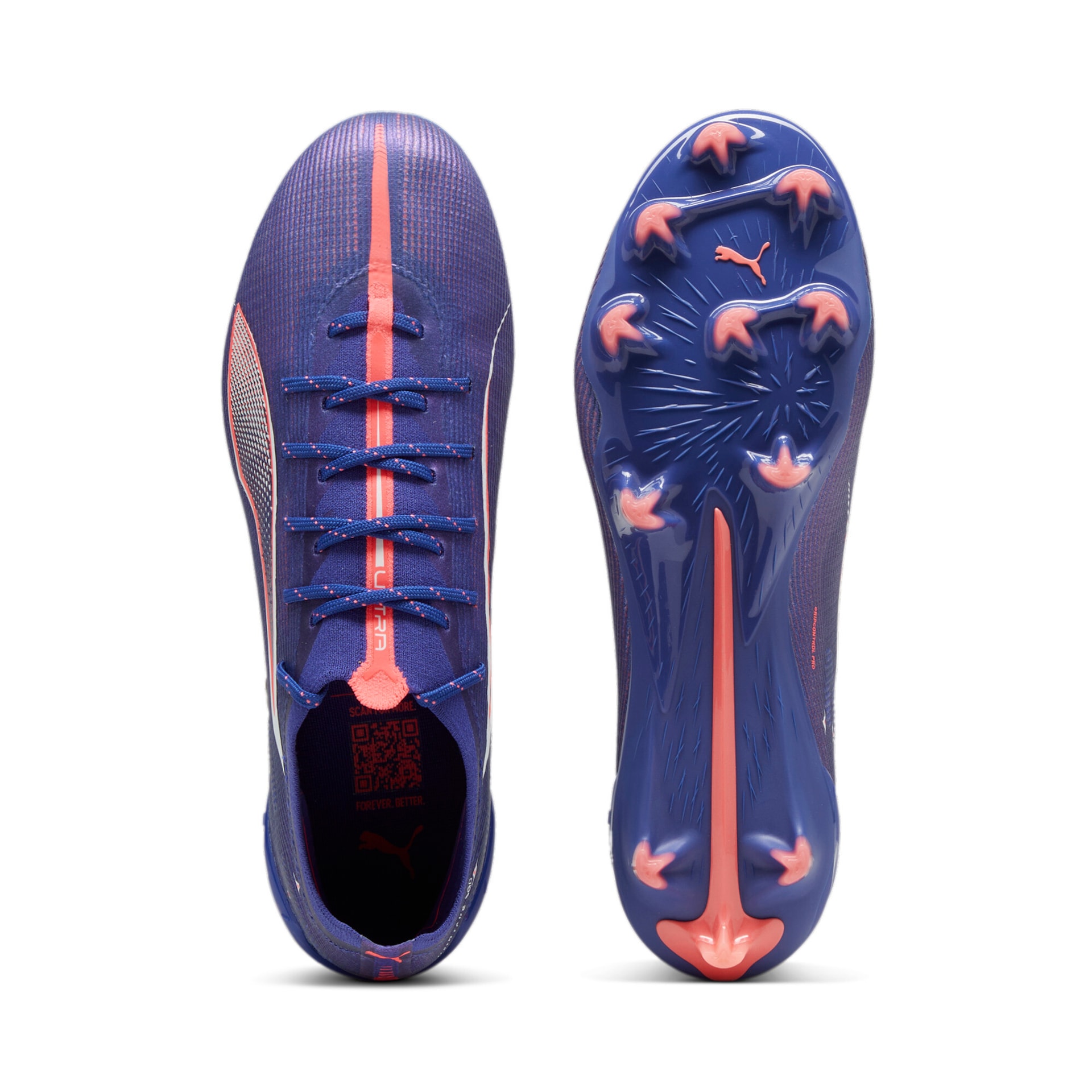 Puma Herren Ultra 5 Ultimate FG/AG Fußballschuh lila-blau 46