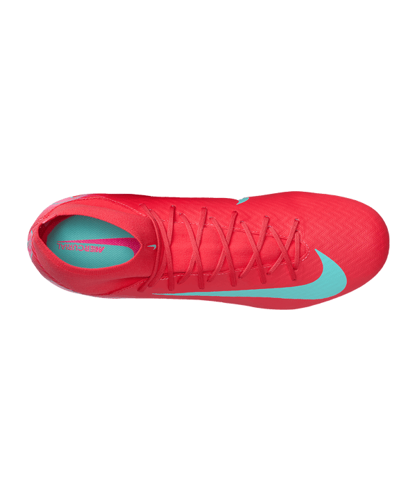 Nike Herren Zoom Superfly 10 Academy FG/MG Fußballschuh rot, pink, türkis