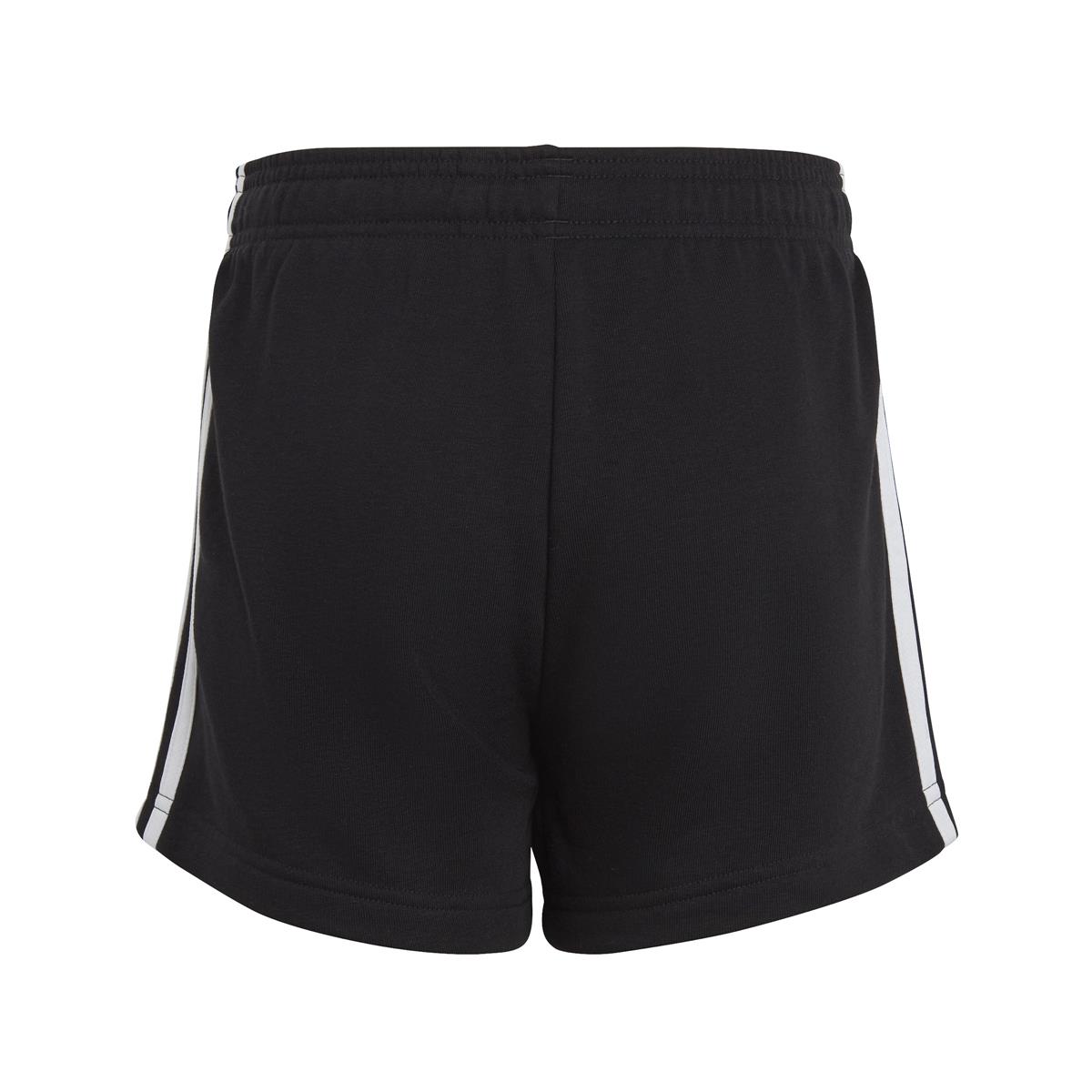 Adidas Kinder 3 Streifen Shorts Sporthose schwarz-weiß