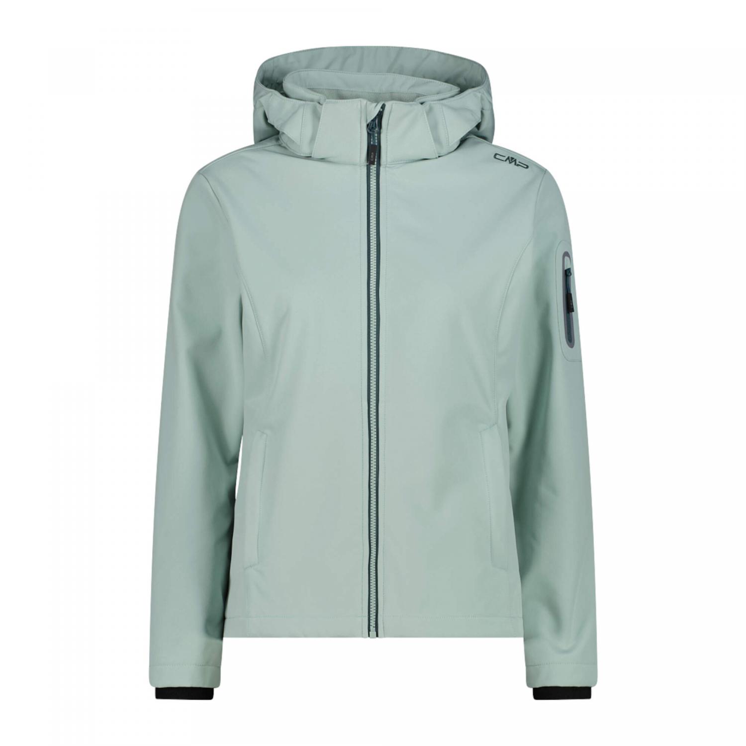 CMP Damen DET Hood Jacke Outdoorjacke blau-grau 46