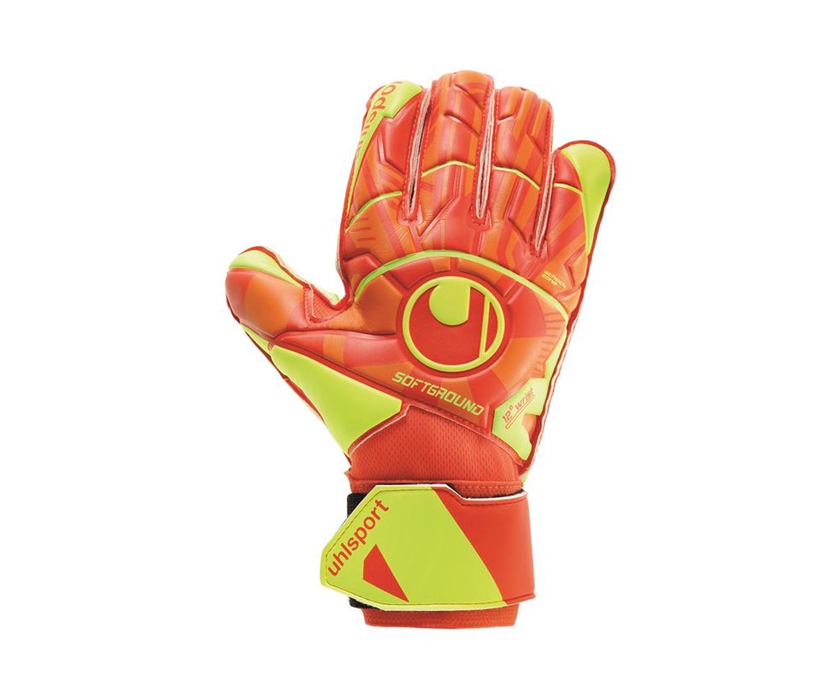Uhlsport Dynamic Impulse Soft Pro Torwarthandschuhe orange-gelb 9
