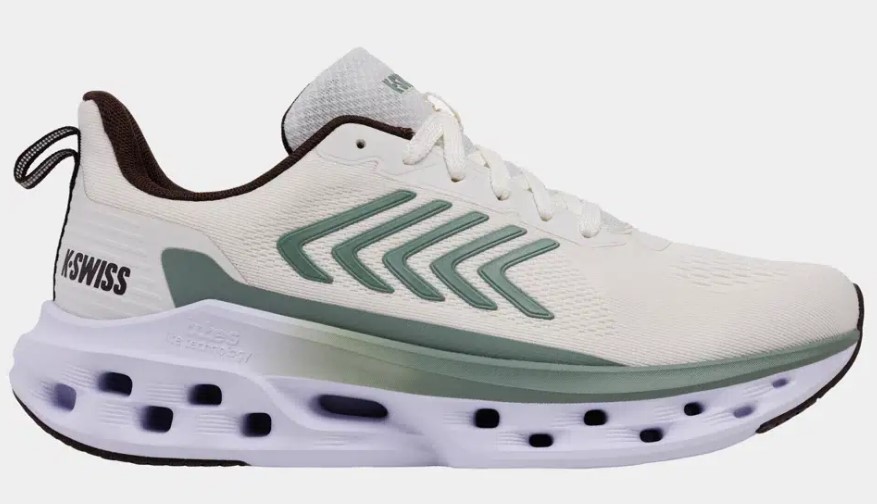 K-Swiss Herren Melrose Tubes Lite Freizeitschuh/Sportschuh weiß-grün-braun 46