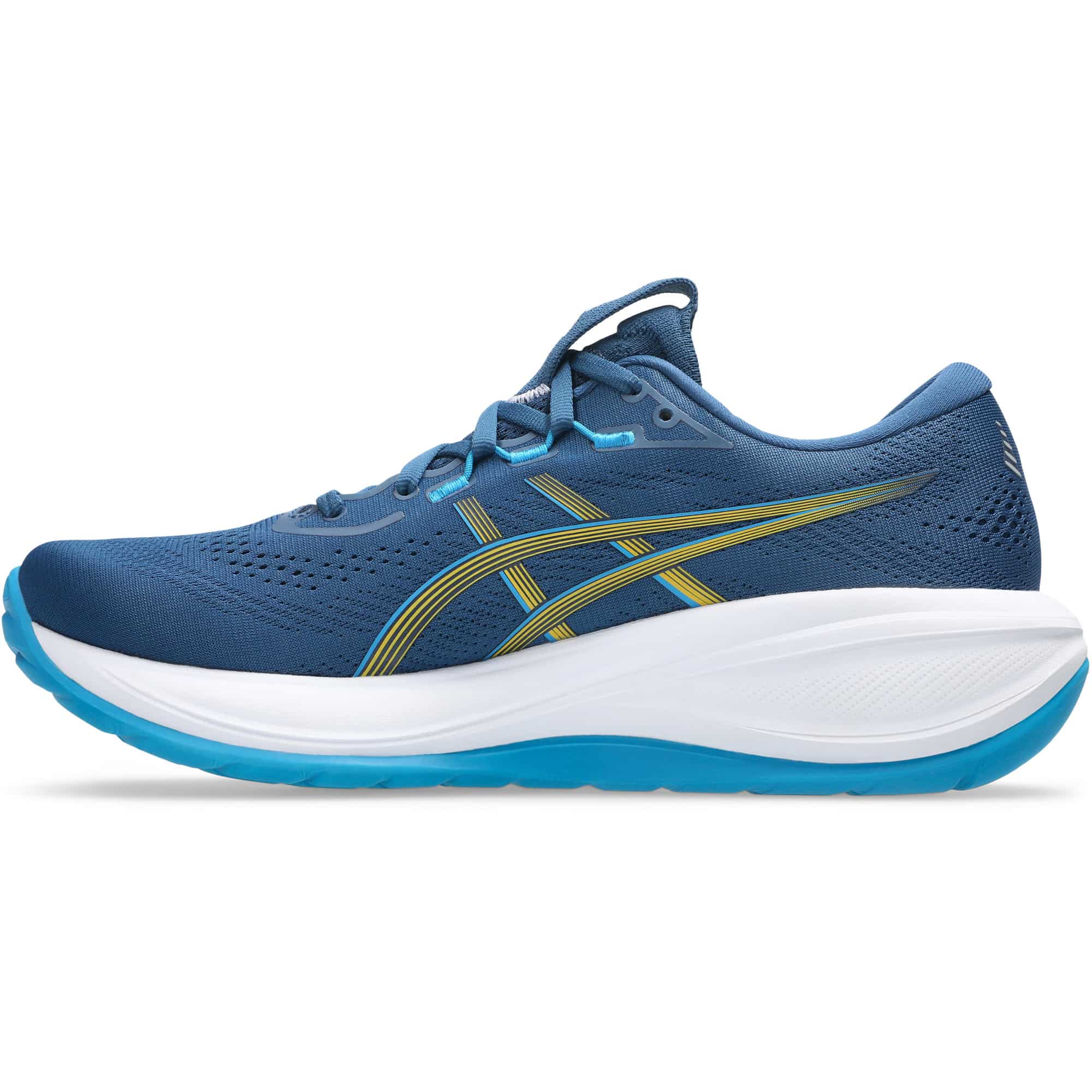 Asics Herren Gel Cumulus 28 Laufschuh blau-gelb 47
