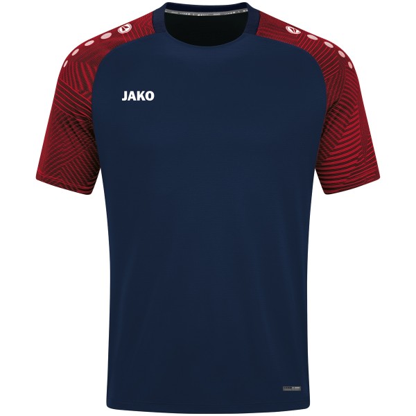 Jako Herren Performance T-Shirt Funktionsshirt marine-rot
