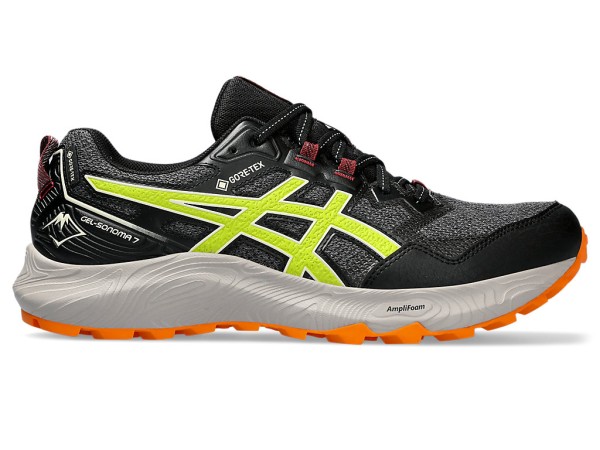 Asics Herren Gel-Sonoma 7 GTX Laufschuh Trailrunningschuh schwarz-grün-grau