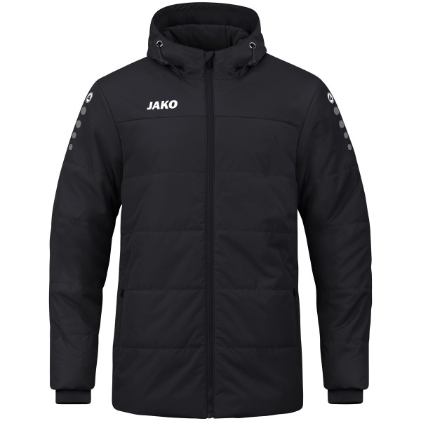 Jako Kinder Team Coachjacke Kapuzenjacke schwarz