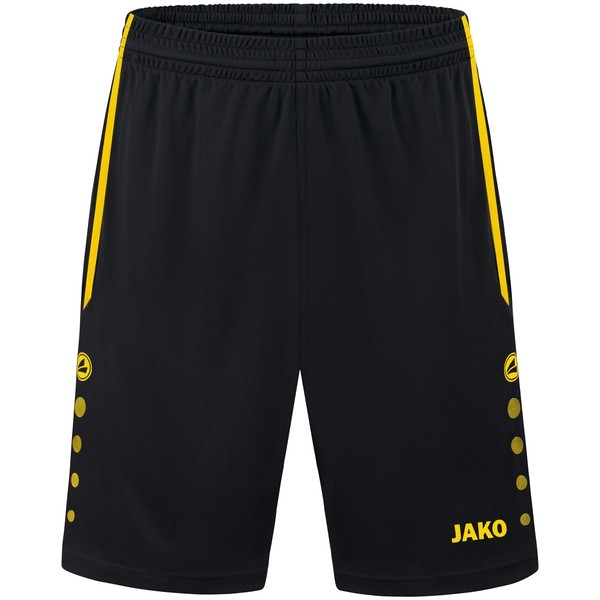 Jako Herren Allround Sporthose Short schwarz-citro