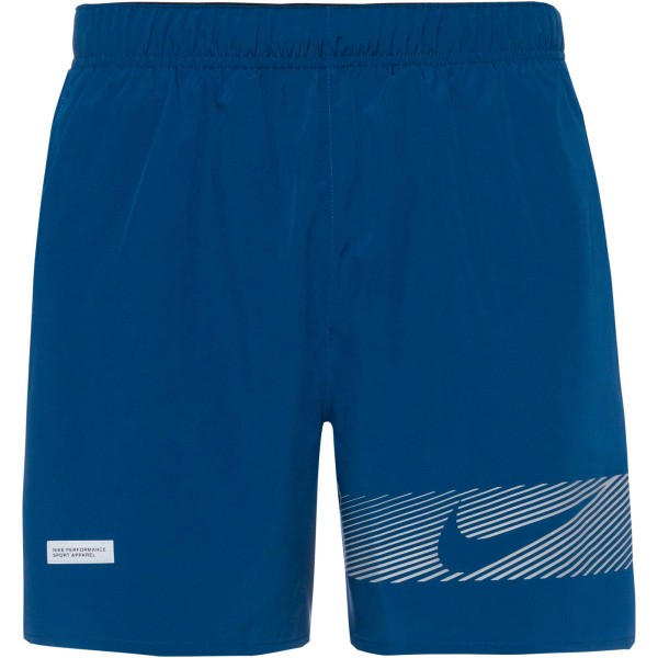 Nike Herren Challenger Flash Laufhose kurz Sporthose blau