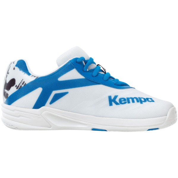 Kempa Kinder Wing 2.0 Junior Handballschuh weiß-blau