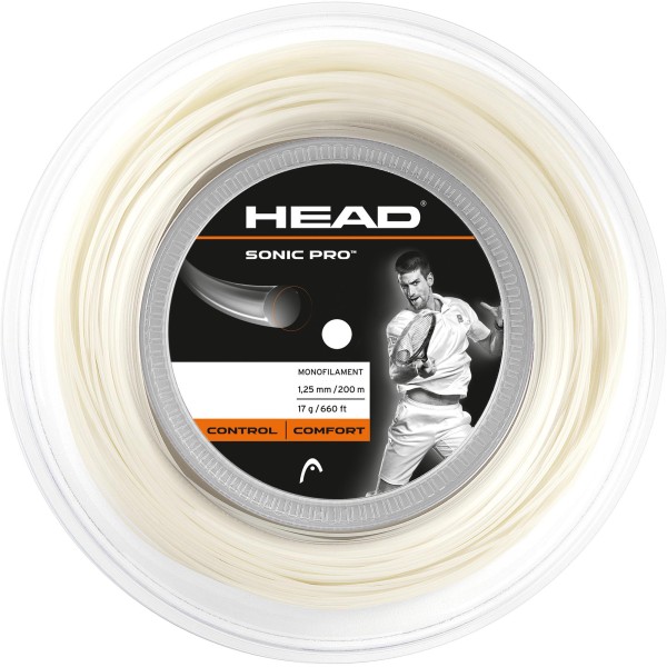 Head Sonic Pro 200m Saitenrolle weiß