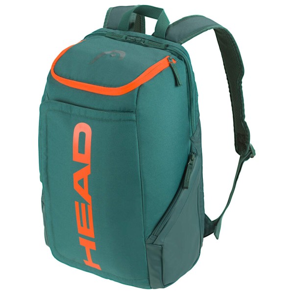 Head Pro Backpack 28L Tennisrucksack grün-orange