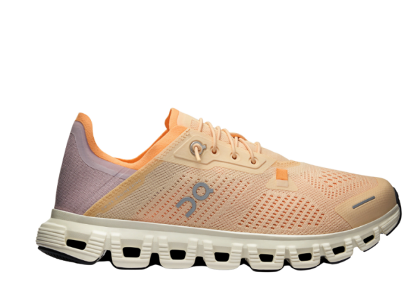 ON Damen Cloud 6 Coast Laufschuh Freizeitschuh lila orange