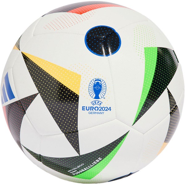 Adidas Euro 2024 Fußball Trainingsball Gr. 5 weiß-mehrfarbig