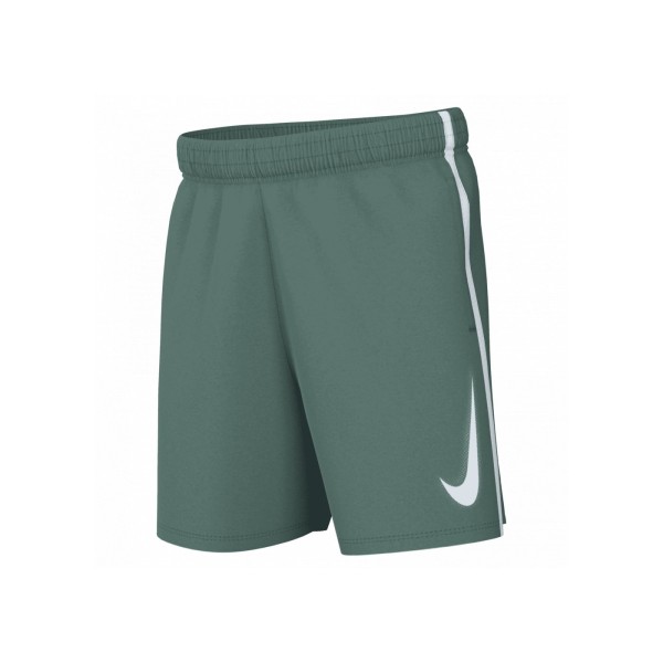 Nike Kinder Dri-Fit Trainingsshort Sporthose grün-weiß