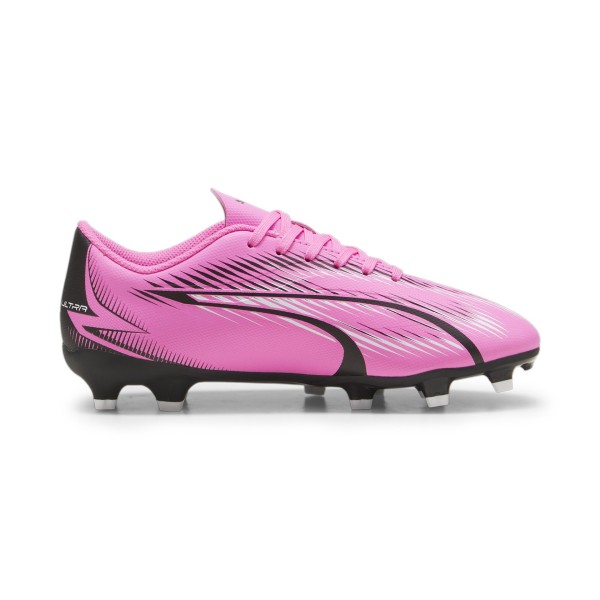 Puma Kinder Ultra Play FG/AG Fußballschuh pink-weiß-schwarz