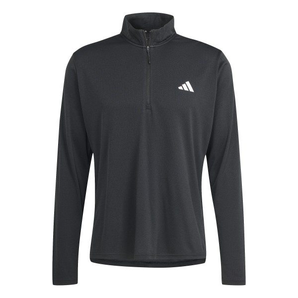 Adidas Herren Train Essential Langarmshirt Laufoberteil Zip Top schwarz