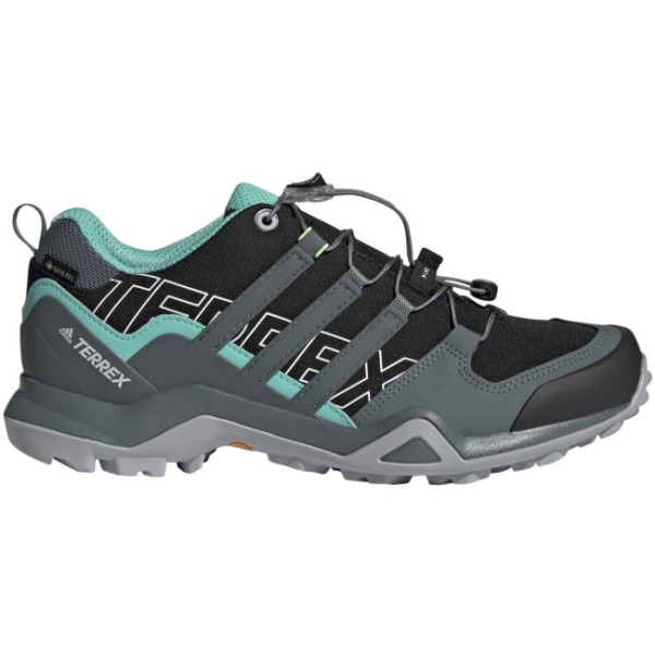 Adidas Damen Terrex Swift R2 Wanderschuh Outdoorschuh schwarz-grau-türkis