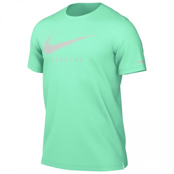 Nike Herren Dri-Fit UV Miler Funktionsshirt Laufshirt grün