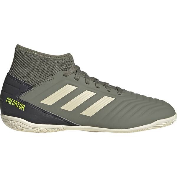 Adidas Kinder Predator 19.3 IN Hallenschuh grün-weiß-schwarz