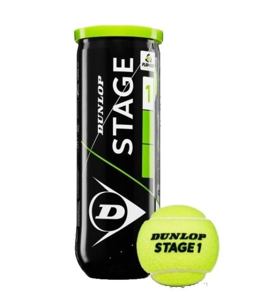 Dunlop Stage 1 Tennisbälle 3er Dose grün
