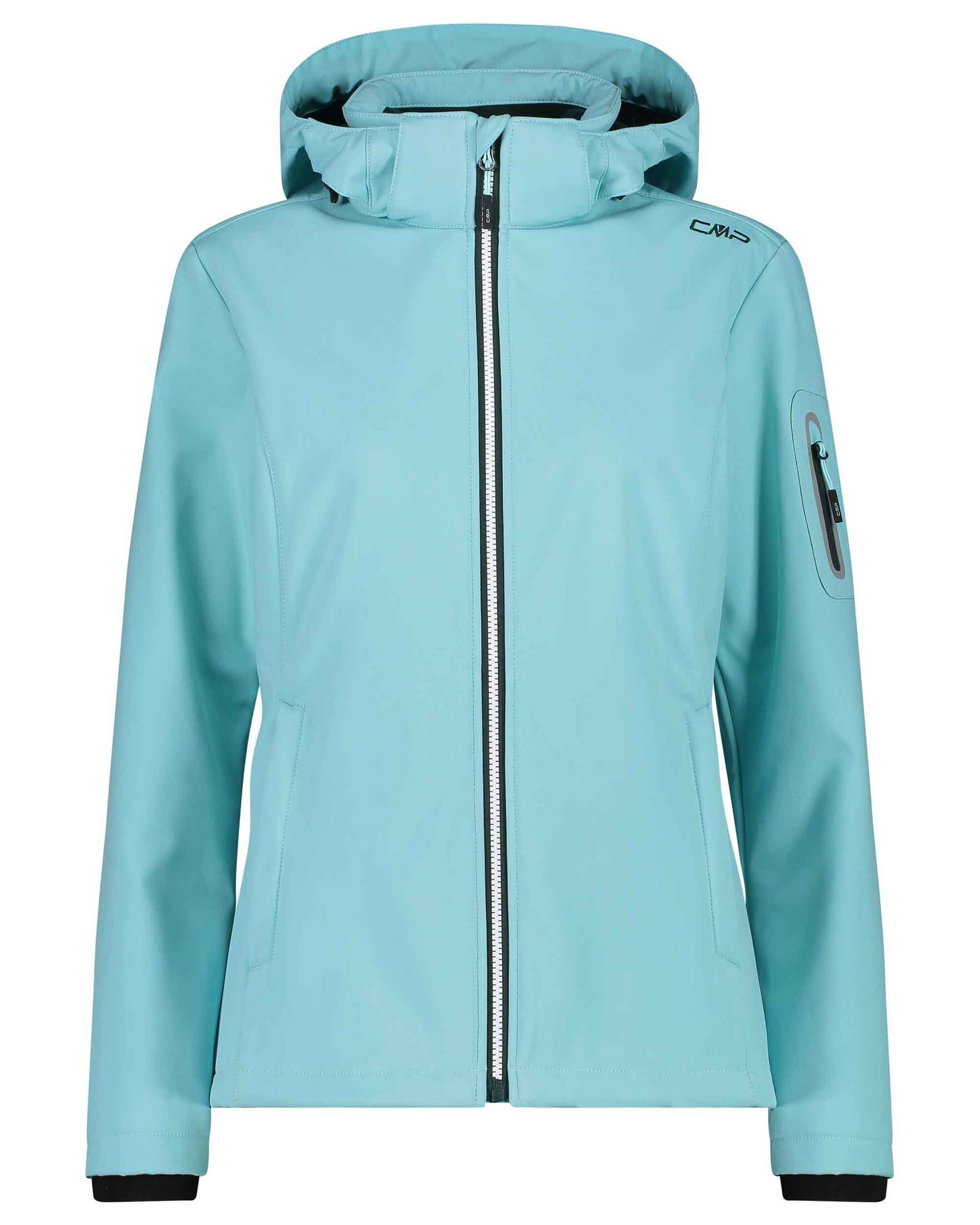 CMP Damen Zip Hood | aquablau | | Outdoorjacke zu Jacket MAM-SPORT | Damen Kleidung Outdoor von Softshelljacke Sportler | Jacken Sportler 