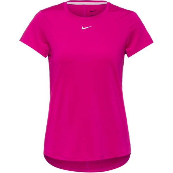 Nike Damen Dri-Fit One Funktionsshirt Sportshirt lila