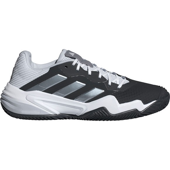 Adidas Herren Barricade 13 Clay Tennisschuh schwarz-weiß-grau