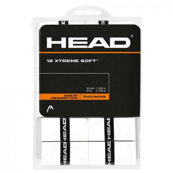 Head Xtreme Soft 12er Overgrip Griffbänder weiss