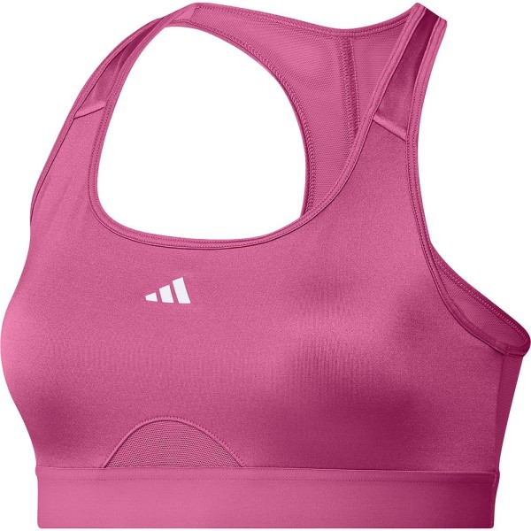 Adidas Damen Powerreact MS HIIT BRA Sport-BH rosa