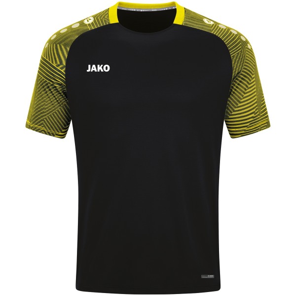 Jako Herren Performance T-Shirt Funktionsshirt schwarz-soft yellow