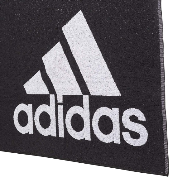 Adidas Handtuch Towel Gr. L schwarz-weiß
