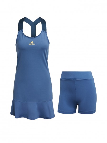 Adidas Damen Y-Dress Tenniskleid blau