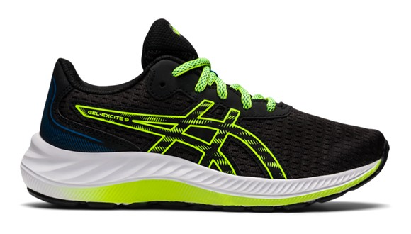 Asics Kinder Gel-Excite 9 GS Laufschuh Sportschuh schwarz-grün