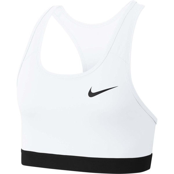 Nike Damen Pro Bra Sport-BH weiß-schwarz