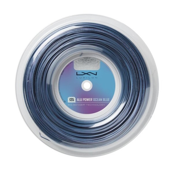 Luxilon Alu Power 200m Saitenrolle ocean blau