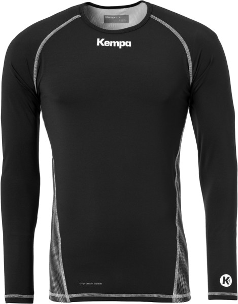Kempa Kinder Attitude Longsleeve Shirt schwarz