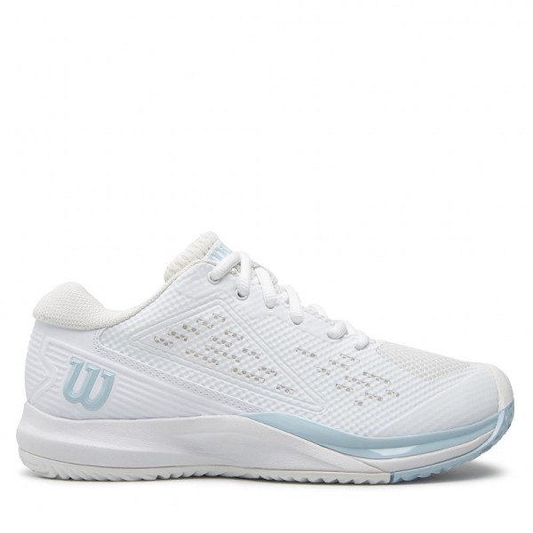 Wilson Damen Rush Pro Ace W Tennisschuh Sandplatzschuh weiß-hellblau