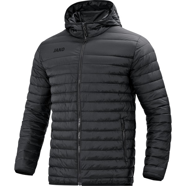 Jako Herren Steppjacke Daunenjacke schwarz