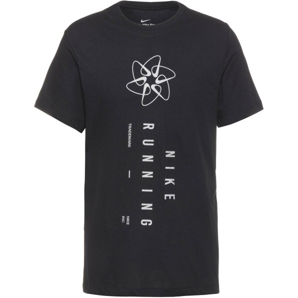 Nike Herren Dri-Fit Run Division Laufshirt Funktionsshirt schwarz