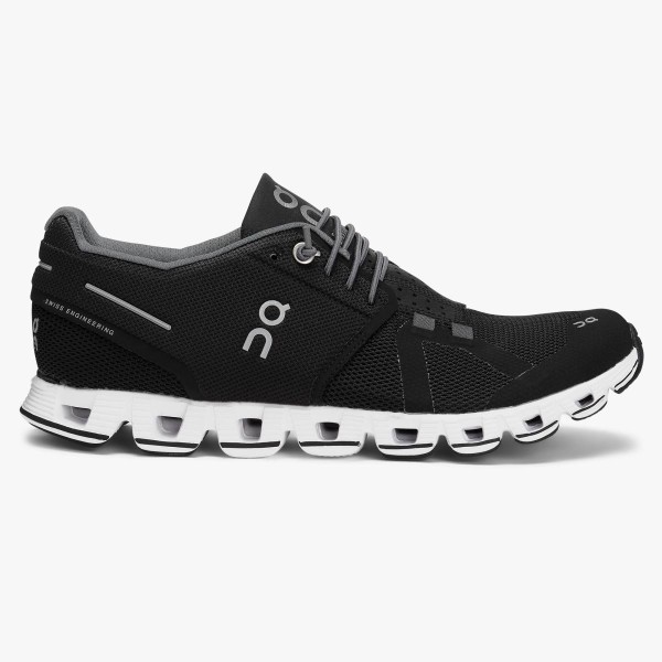 ON Damen Cloud 5 Laufschuh Freizeitschuh black-white