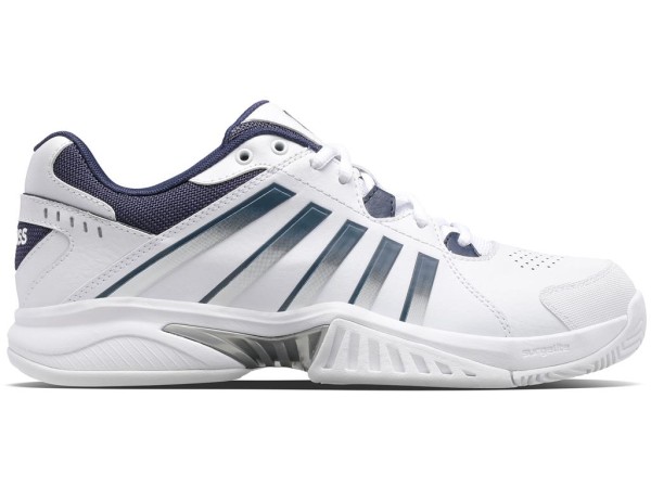 K-Swiss Herren Receiver V Tennissschuh weiß-dunkelblau-silber