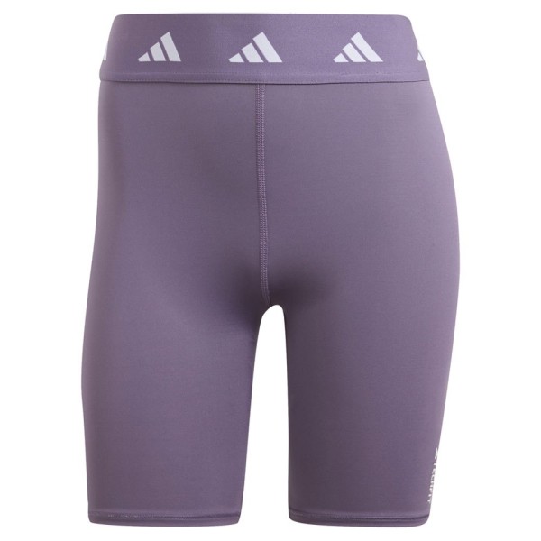 Adidas Damen Techfit Bike Short Tight Leggings lila