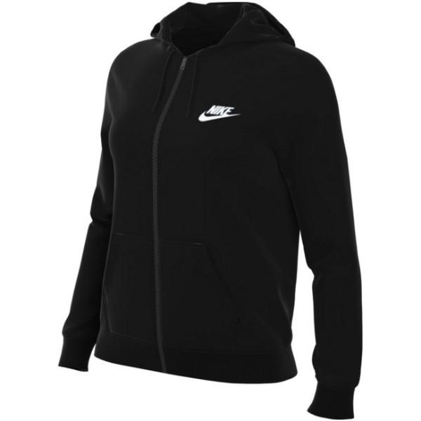 Nike Damen Sportswear Club Fleece Sweatjacke Kapuzenjacke schwarz