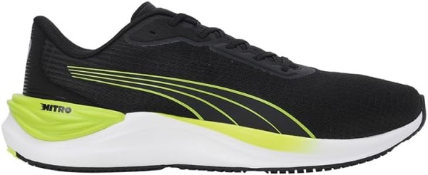 Puma Herren Electrify Nitro 3 Sneaker Laufschuh schwarz-grün-weiß