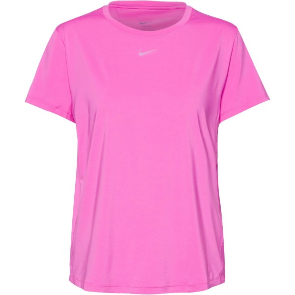 Nike Damen Dri-Fit One Standard Trainingsshirt Sportshirt pink