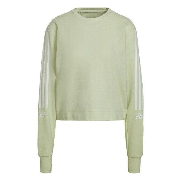 Adidas Damen Performance Sportsweatshirt Pullover lime grün