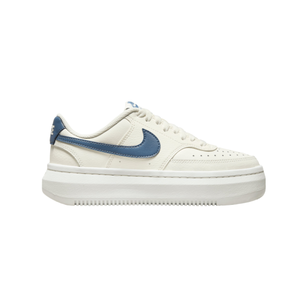 Nike Damen Court Vision Alta Sneaker Freizeitschuh weiß-blau