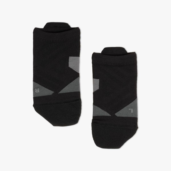 ON Damen Low Sock Laufsocken Sportsocken black-shadow