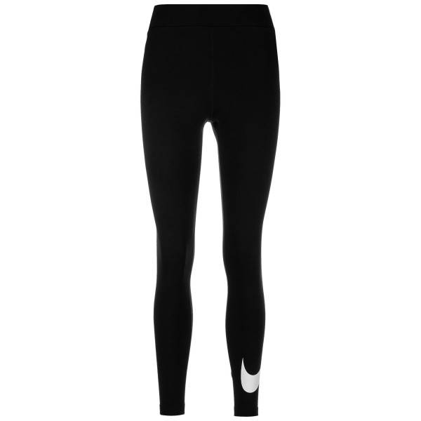 Nike Damen Sportswear Classics High Waisted Graphic Leggings Tight schwarz